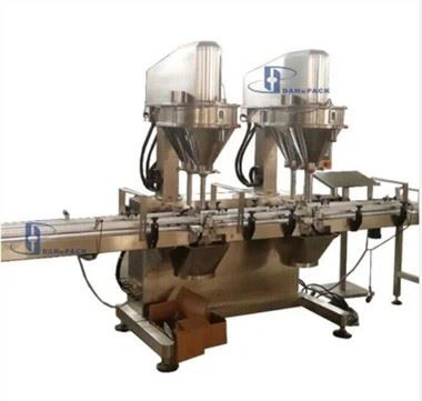 2Lanes 4 Fyller Powder Fyllemaskin